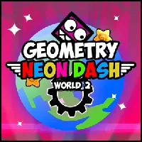 Geometry Neon Dash World Two - Unblocked Games G+