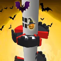 Helix Jump Halloween - Unblocked Games G+